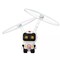 Kitcheniva Spaceman Flying Toys Hand Operated Drones With LED Light Rechargeable